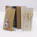 100pcs Earrings Cards Paperboard Jewelry Display Cardboard Hot Delicate Cards
