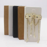 100pcs Earrings Cards Paperboard Jewelry Display Cardboard Hot Delicate Cards