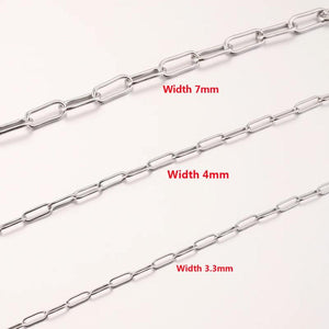 1M Stainless Steel Cable Chain DIY Making Supplies