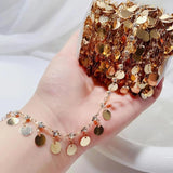 2M 1M Crystal Beads Charms Chains Glass Copper Chain for Necklace Bracelet