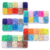 2000Pcs/Box Clay Beads Jewelry Making Kit Set for DIY Bracelet Necklace