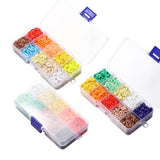 2000Pcs/Box Clay Beads Jewelry Making Kit Set for DIY Bracelet Necklace