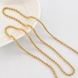 5M 2M Stainless Steel Ball Bead Chain for DIY Jewelry Making