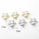 10pcs Moon & Stars Charms Pendant DIY Jewelry Accessories