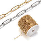 1m Stainless Steel Cross Link Chain Bracelet Necklace Jewelry Making DIY