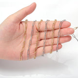 1m Stainless Steel Cross Link Chain Bracelet Necklace Jewelry Making DIY