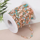 1M Cuboid Cube Beads Macarron Crystal Necklace Chain