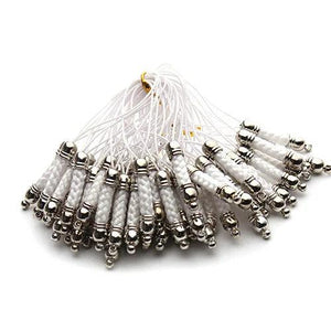 Rhodium Metal Mobile Phone Strap 25pcs DIY Findings F2421