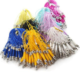 Rhodium Metal Mobile Phone Strap 25pcs DIY Findings F2421