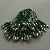 Rhodium Metal Mobile Phone Strap 25pcs DIY Findings F2421