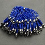 Rhodium Metal Mobile Phone Strap 25pcs DIY Findings F2421