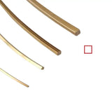 Square Copper Wire Brass Wire for Jewelry Beading Craft DIY