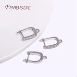 18K Plated Zircon Earwires for Earring DIY