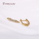 18K Plated Zircon Earwires for Earring DIY