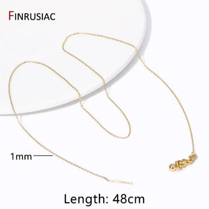 18K Gold Plated Brass Necklace Chains, DIY Jewelry Findings
