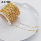 1.6mm Thin Chain Accessories For Women Jewelry Glasses Mask Chain