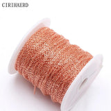 1.6mm Thin Chain Accessories For Women Jewelry Glasses Mask Chain