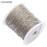 1.6mm Thin Chain Accessories For Women Jewelry Glasses Mask Chain