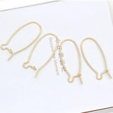 10 PCS 14K Plated Hook Earring Wire Hoops for DIY Earrings