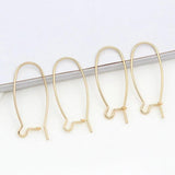 10 PCS 14K Plated Hook Earring Wire Hoops for DIY Earrings