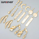 18k Rhodium Plated Copper DIY Charms Pendants 6pcs/lot