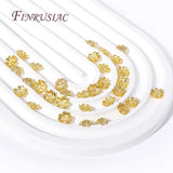 8MM Hollow Flower Bead Caps 18K Plated End Caps DIY Jewelry Making