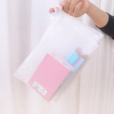 Transparent Storage Bag with Pull Tab for Home or Travel, 10/20Pcs