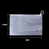 Transparent Storage Bag with Pull Tab for Home or Travel, 10/20Pcs