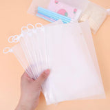 Transparent Storage Bag with Pull Tab for Home or Travel, 10/20Pcs