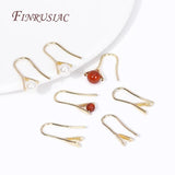 18K Plated Earring Hooks Ear Wire DIY Crystal Earrings