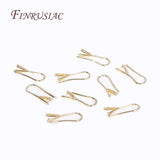 18K Plated Earring Hooks Ear Wire DIY Crystal Earrings