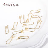 18K Plated Earring Hooks Ear Wire DIY Crystal Earrings