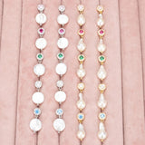 18K Rhodium Plated Copper Charms for DIY Earrings