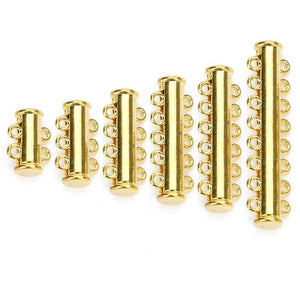 5pcs Strong Magnetic Clasps for Layered Bracelet Necklaces Hook Findings