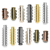 5pcs Strong Magnetic Clasps for Layered Bracelet Necklaces Hook Findings