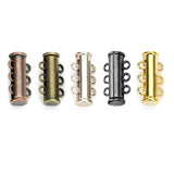 5pcs Strong Magnetic Clasps for Layered Bracelet Necklaces Hook Findings