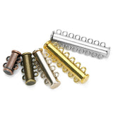 5pcs Strong Magnetic Clasps for Layered Bracelet Necklaces Hook Findings