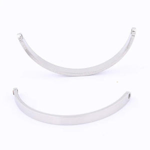 10pcs Stainless Steel Plated Bracelet Accessories DIY Bangle Side Bars