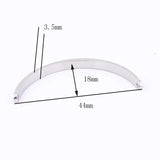 10pcs Stainless Steel Plated Bracelet Accessories DIY Bangle Side Bars