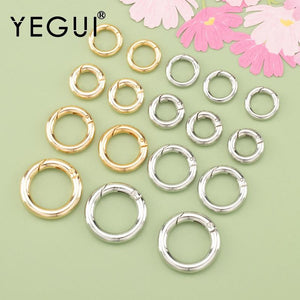 18k Plated Jewelry Accessories Connector Clasps 10pcs