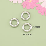 18k Plated Jewelry Accessories Connector Clasps 10pcs