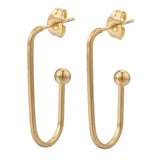 10pcs Gold Stainless Steel Hypoallergenic Earring Hooks DIY Jewelry Making