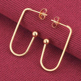 10pcs Gold Stainless Steel Hypoallergenic Earring Hooks DIY Jewelry Making