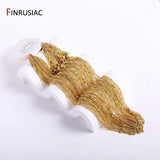 18K Plated Beads Chains For Jewelry Making Brass Metal Beads Necklace Chains