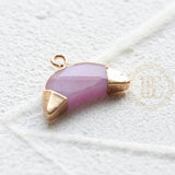 One Piece Moon Stone Beads 19x14mm