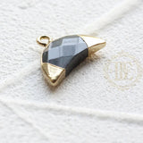 One Piece Moon Stone Beads 19x14mm