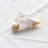 One Piece Moon Stone Beads 19x14mm