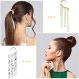 30pcs 3 Colours Ear Cuffs Earrings Clip On Ear DIY Jewelry