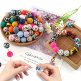 Kovict 30-100Pcs Round Silicone Beads DIY Jewelry Making