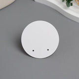 50PCS Round Craft Paper Earrings Display Holder DIY Packages